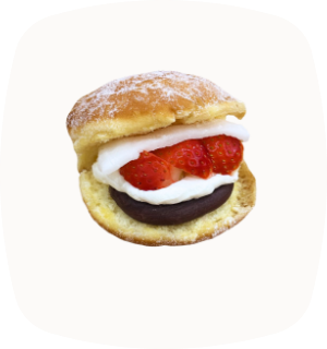 いちごクリーム大福